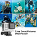 Waterproof Diving Protective Case Housing For Go Pro GoPro Hero 3 3+ 4 Camera - Battery Mate