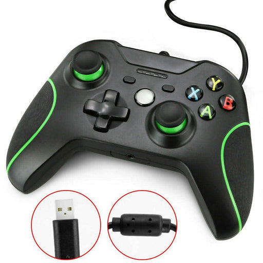 Wired USB Controller Gamepad Compatible for Microsoft Xbox One / Slim / PC Windows - Battery Mate