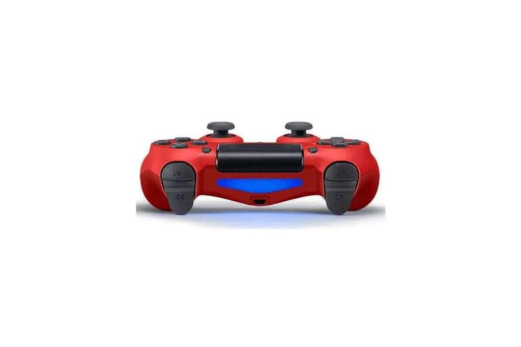 Wireless Bluetooth Controller Compatible Playstation 4 PS4 Controller Gamepad - Red - Battery Mate