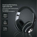 Wireless Earbud Earphone Headphone Headset Noise Cancelling Sound Music Over Ear - Black - Battery Mate