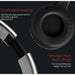 Wireless Earbud Earphone Headphone Headset Noise Cancelling Sound Music Over Ear - Black - Battery Mate