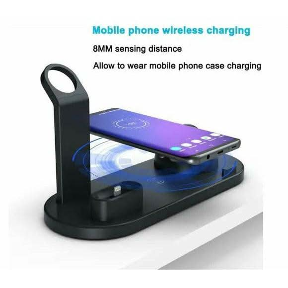 Wireless Fast Charger 4 in 1 | For iPhone, Samsung, AirPod Apple Watch - Battery Mate