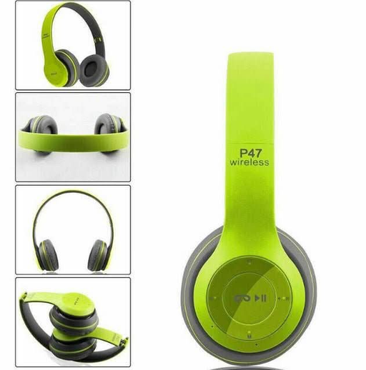 Wireless Headphones Bluetooth Kid Earphone Noise Cancelling over Ear Stereo P47 - Battery Mate