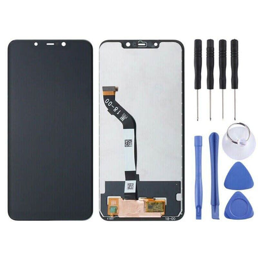 Xiaomi Pocofone F1 LCD Display + Touch Screen Digitizer with Frame Assembly Black - Battery Mate