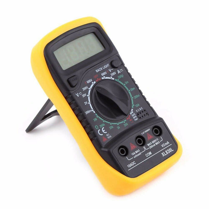 XL830L AC/DC Digital Multimeter Current New Tester Volt Meter Ohmmeter Ammeter - Battery Mate